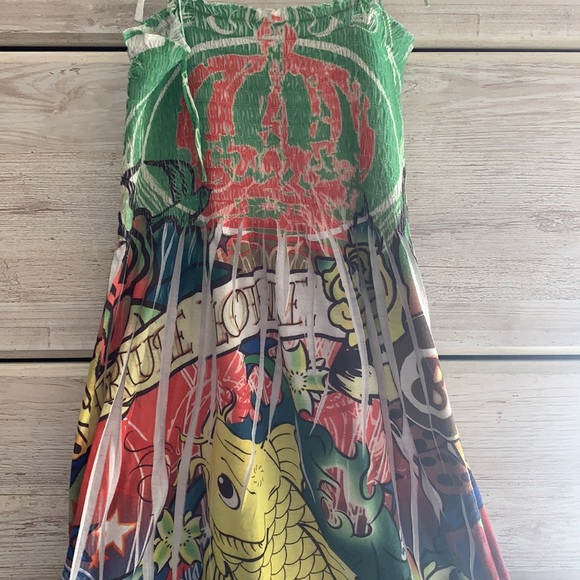 Graffiti Print Dress | Colorful, Edgy & Retro 🎨 - Picture 4 of 6